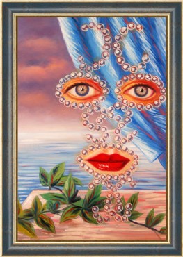 Sheherazade + cornice oro e blu
