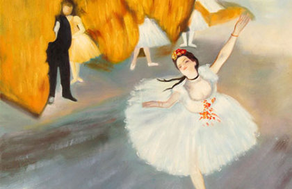 Ballerina Seduta Ballerina Quadro Degas Quadro, Stampa Su Edgar