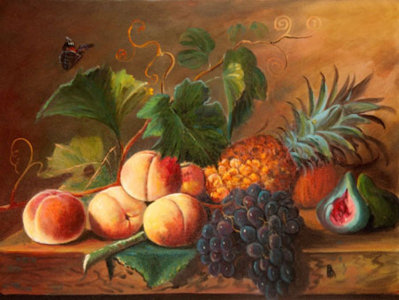 Quadro Natura Morta Con Frutta Di Picart Scuola Nature Morte Falso D Autore 40x30cm Natura Morta