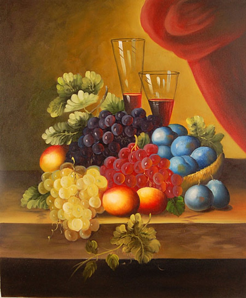 Quadro Natura Morta Con Frutta Di Picart Scuola Nature Morte Falso D Autore 60x50cm Natura Morta