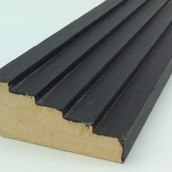 Cornice a scalare nera 60x90