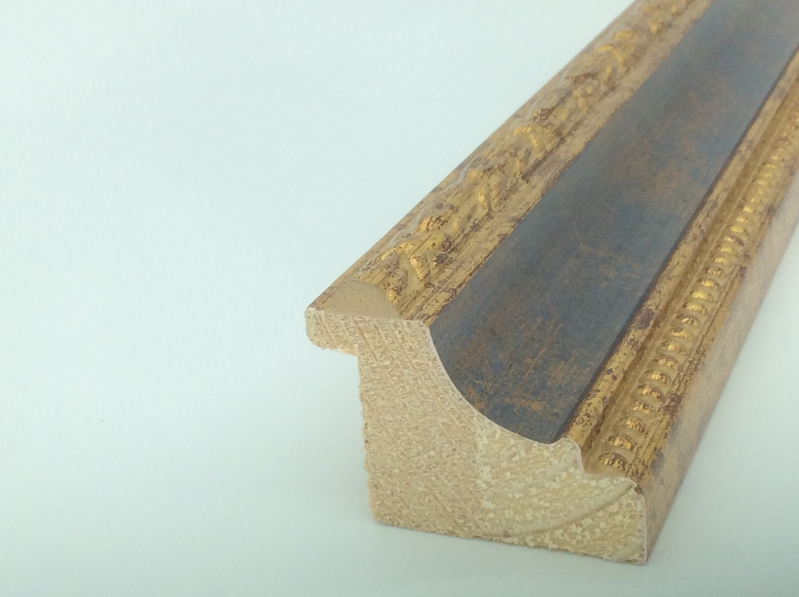 Cornice classica oro e blu 60x90