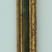 Cornice classica oro e verde 50x60