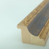 Cornice classica oro e blu 60x90