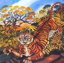 La tigre nella giungla