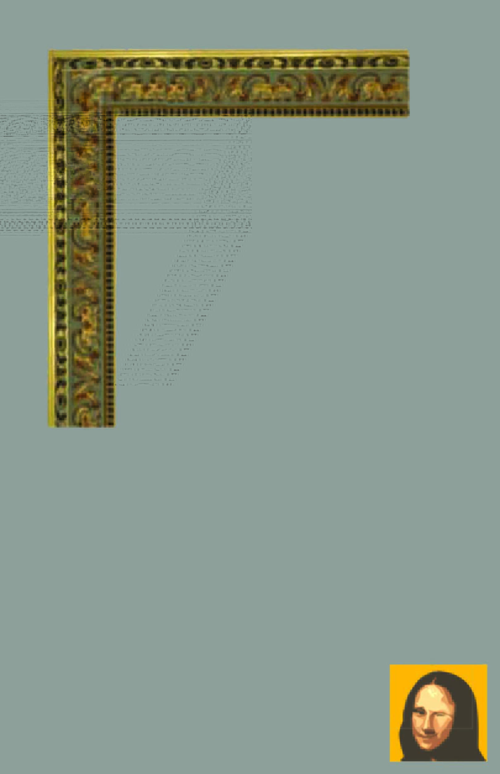 Cornice barocca in oro lavorata 50x60