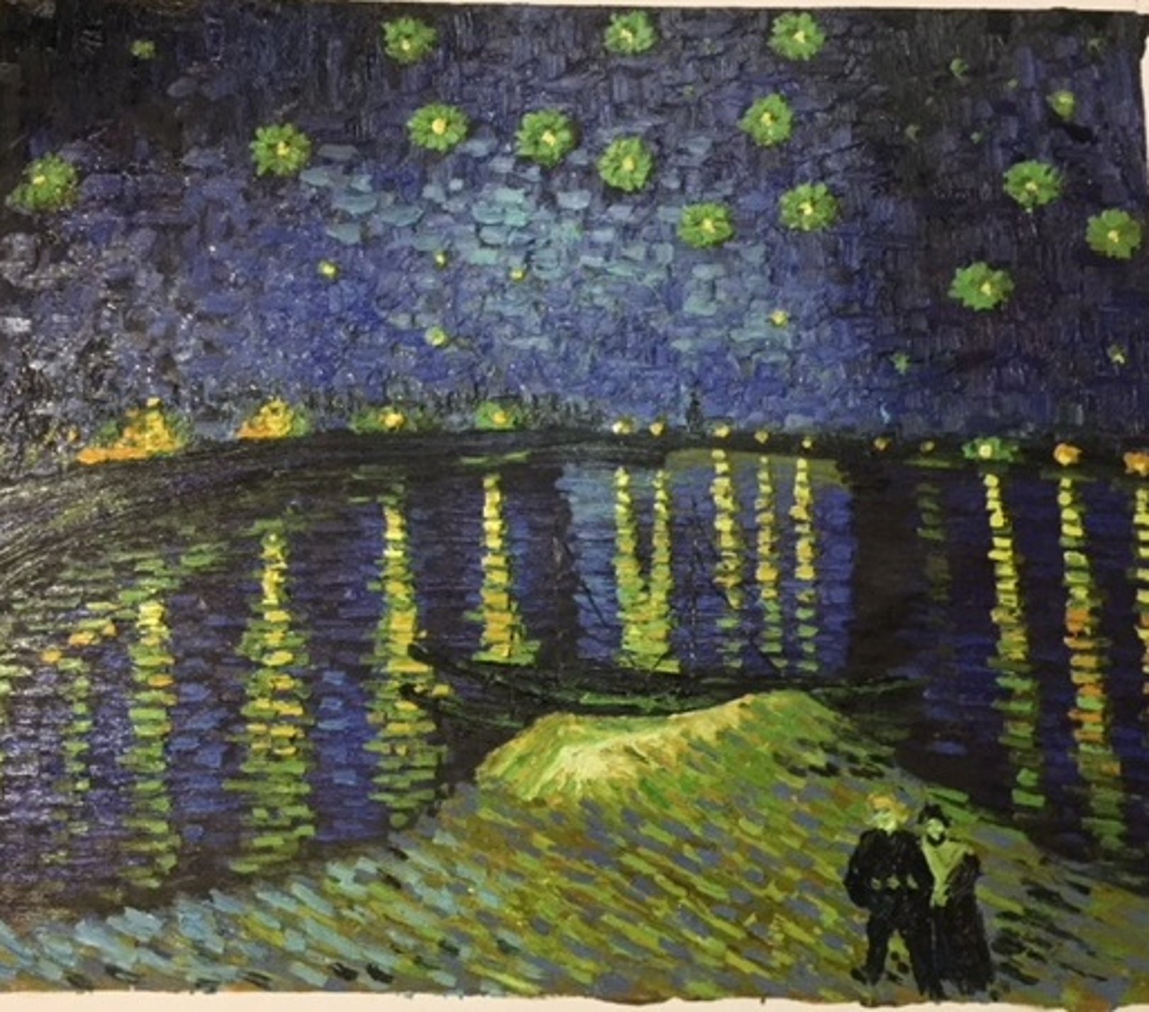 Notte stellata sul fiume Rodano I