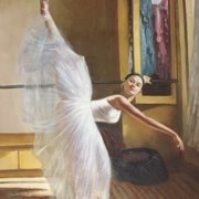 Ballerina alla sbarra