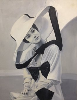 Audry Hepburn 70x80cm