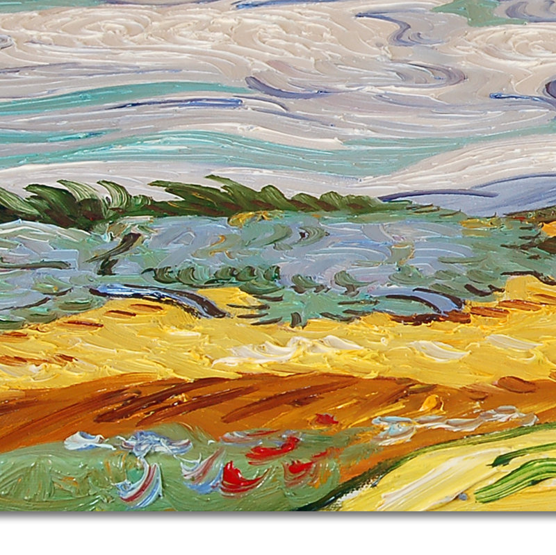 Quadro Notte stellata sulla rhona di Van Gogh, falso d'autore 50x40cm  Classici