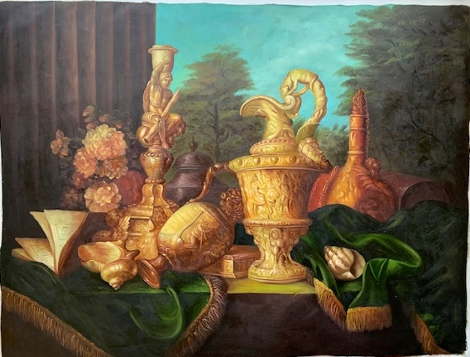 Still life with a precious vessel