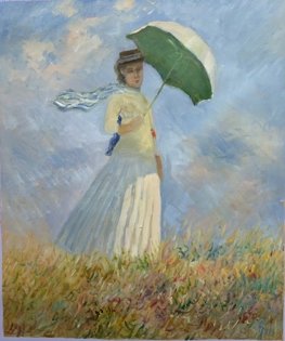 Donna con parasole