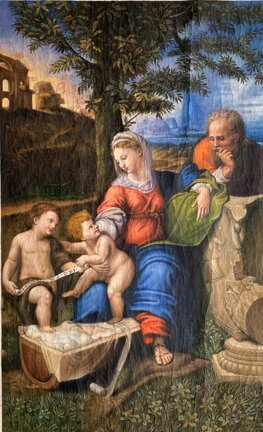 Sacra famiglia sotto la quercia