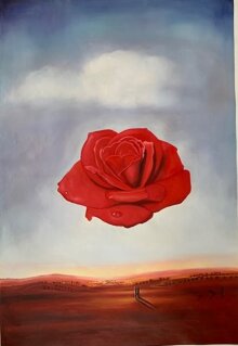 La Rosa Meditativa 90X60cm