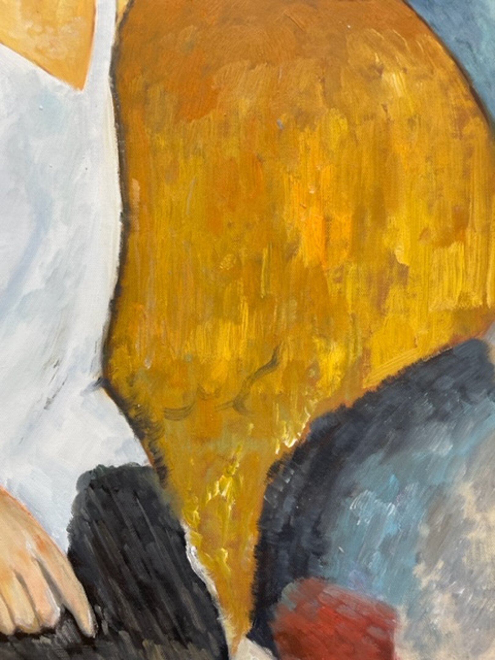 jeanne hébuterne con telaio