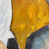 jeanne hébuterne con telaio