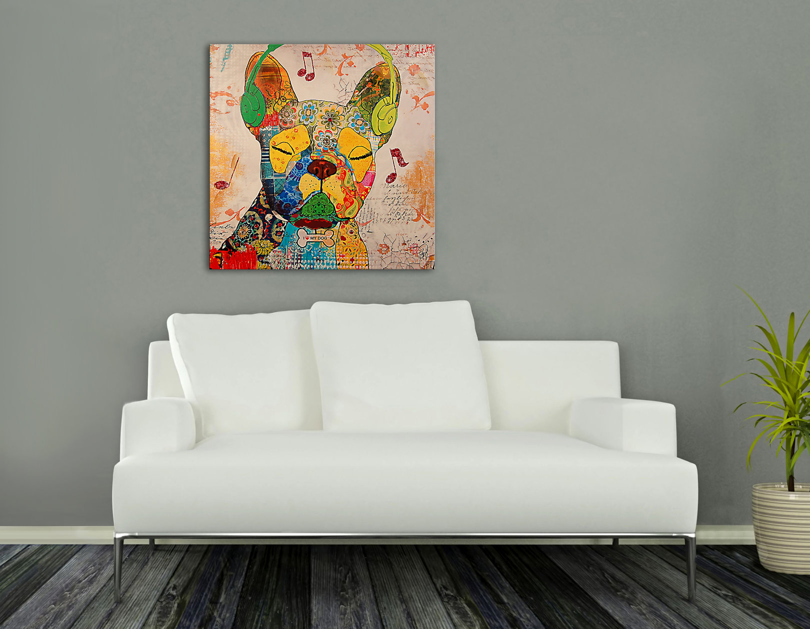 Bouledogue Francese Pop Art