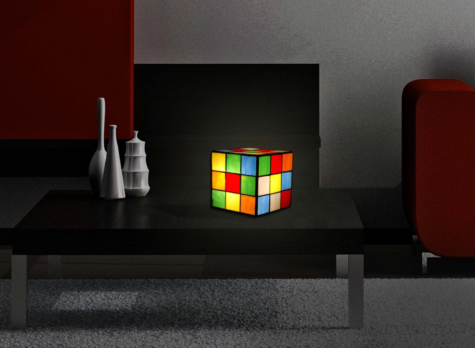 Abat-Jour cubo Rubik