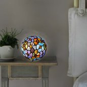 Abat-Jour sfera con fiori