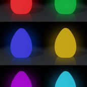 Lampada Uovo Multicolore
