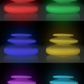 Lampada Pietre Zen Multicolore