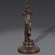 Lampada scultura con gemme