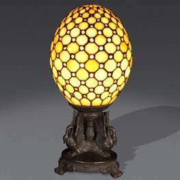 Lampada Uovo con gemme