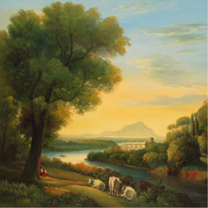 Autore Sconosciuto – Paesaggi Antichi