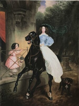 La cavallerizza – Ritratto di Giovannina e Amazilia Pacini