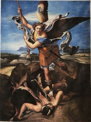 San Michele sconfigge Satana