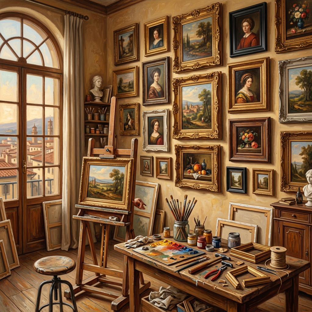 Come scegliere la cornice giusta per la tua opera d’arte: l’arte (nascosta) di valorizzare un quadro